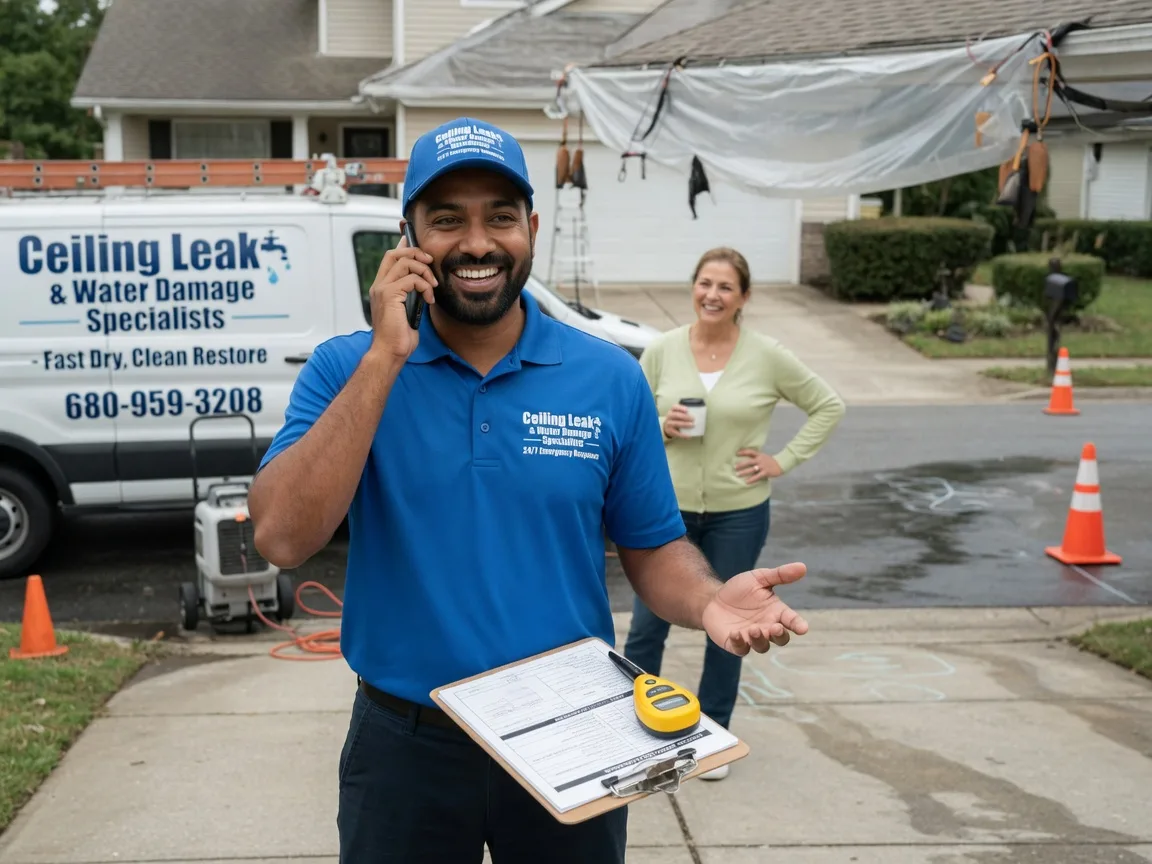 Ceiling Leak Cleanup Allen Junction, WV FAQs